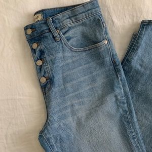 Madewell Cali Demi jeans in dory wash